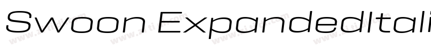 Swoon ExpandedItalic字体转换